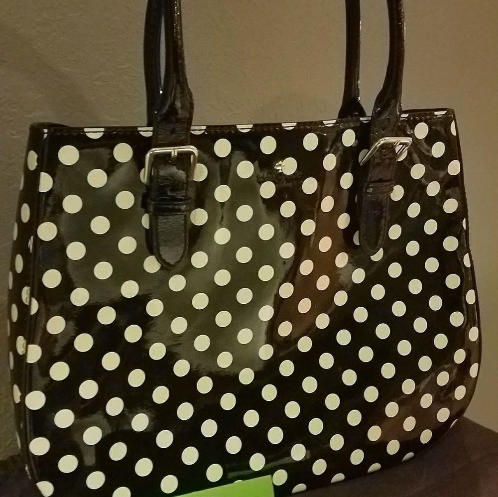 NWOT Kate Spade polka dot handbag